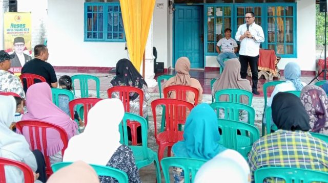 Ketua Dprd Kota Solok Fauzi Rusli Berdialog Lansung dengan Warga Terkait Aspirasi yang Disampaikan