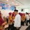 Bupati Solok Jon Firman Pandu menyapa dan melepas secara resmi Kontingen Jambore Kader PKK Berprestasi Kabupaten Solok menuju ajang tingkat Provinsi Sumatera Barat.